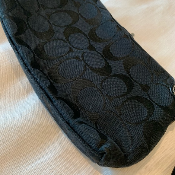 COACH Signature Print Toggle Wristlet - Picture 2 of 5